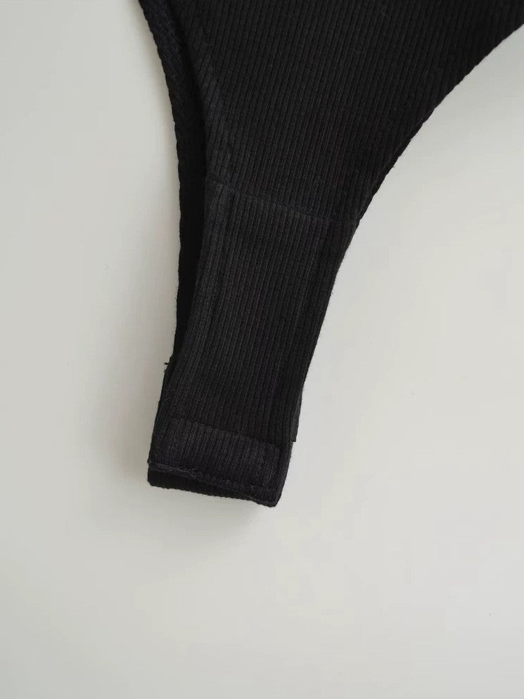 レイヤー風シャツボディースーツ