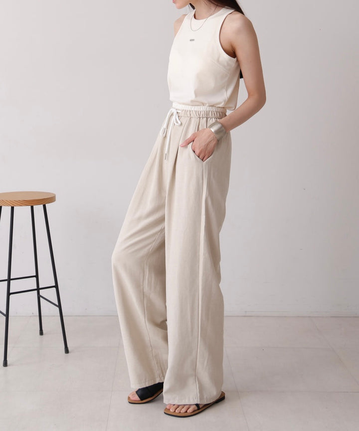 【 Select 】ロゴプレート付アメスリタンクトップ