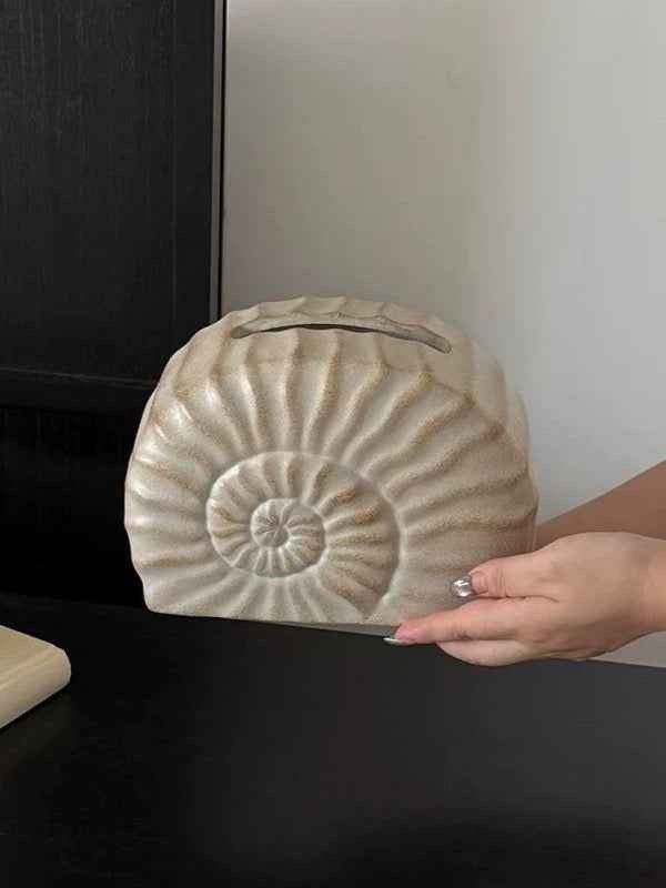 Ammonite オブジェクトティッシュケースホルダー