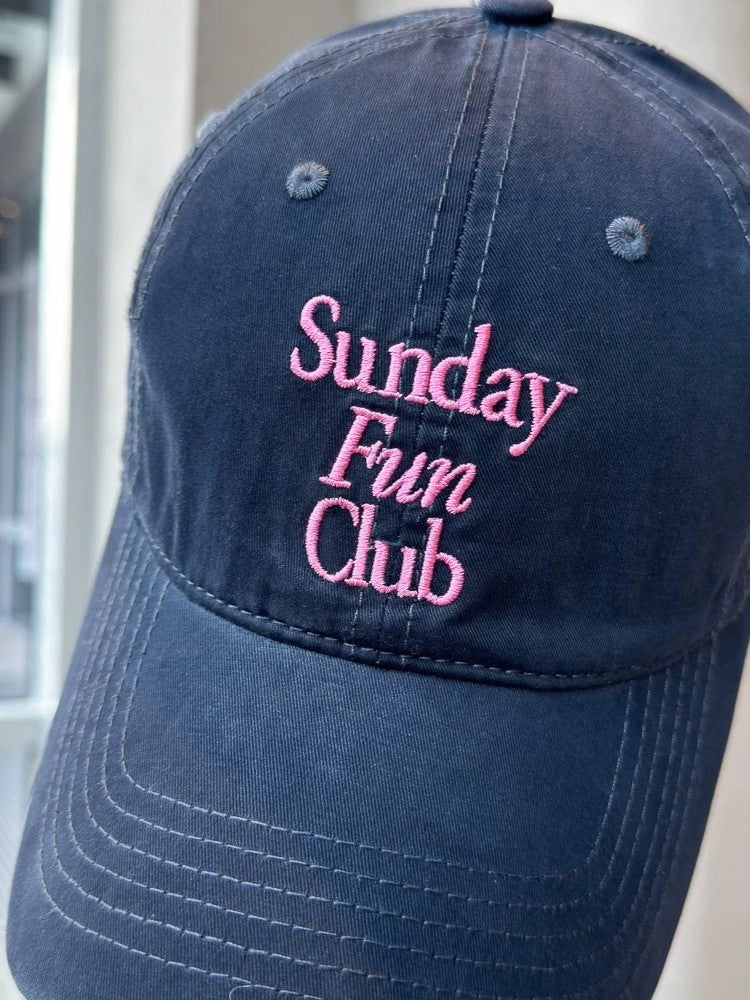 Sunday Fun Club 刺繍Cap
