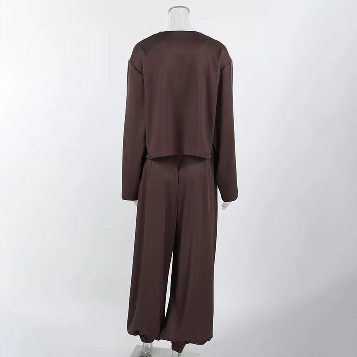 タック入りバルーンパンツジャケットセット