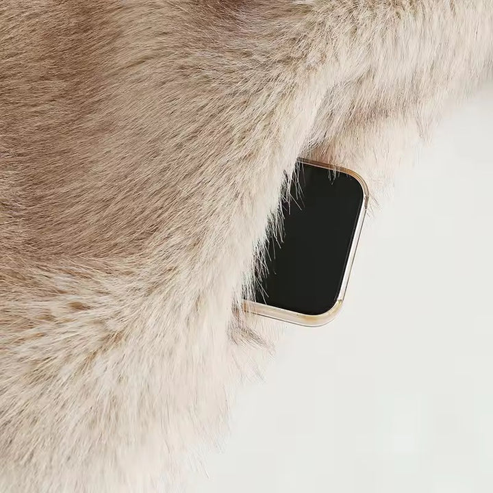 オーバーサイズフェイクファージャケット