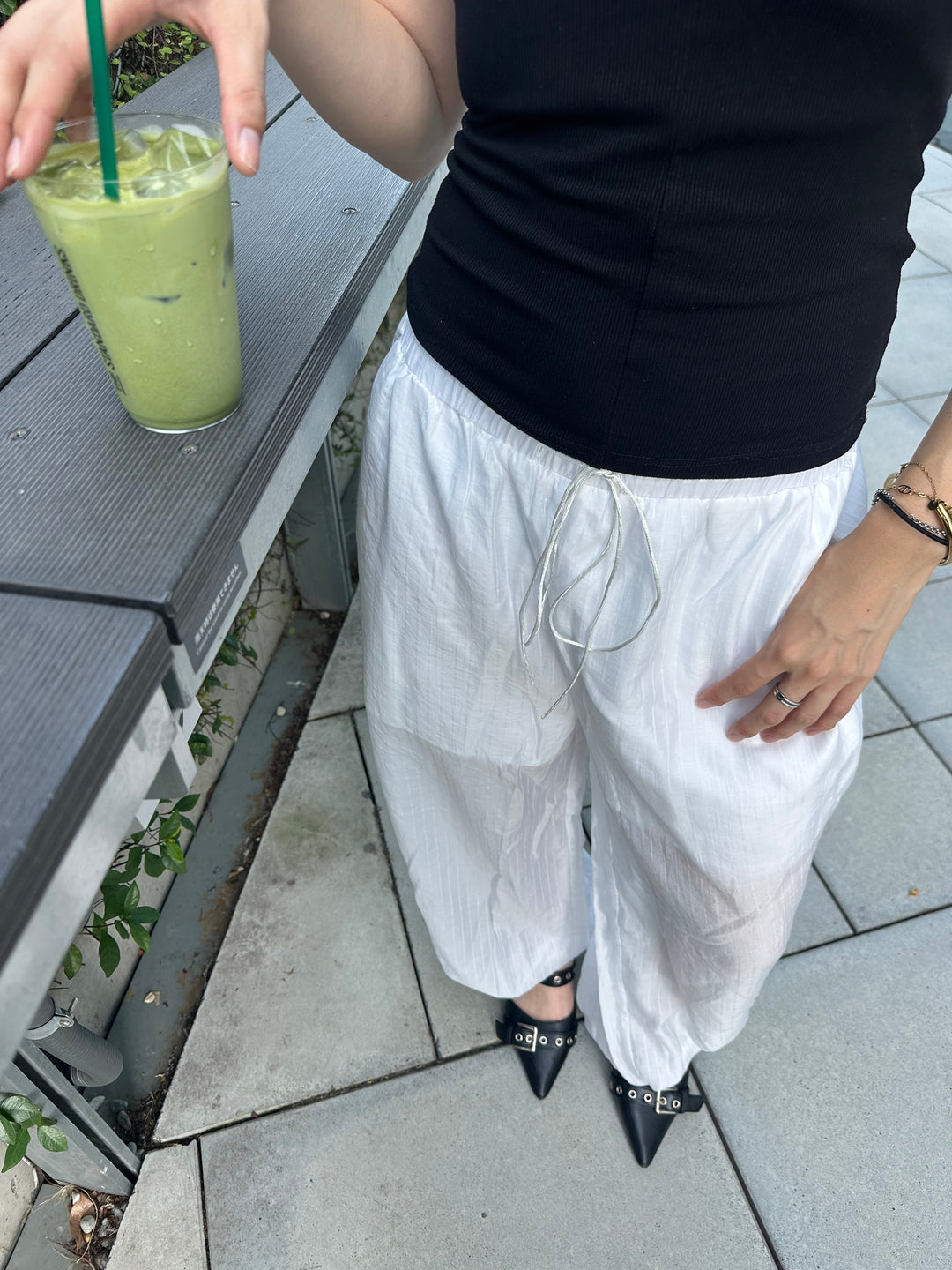 シアーエアリーバルーンパンツ