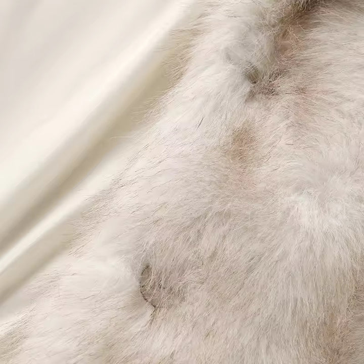 オーバーサイズフェイクファージャケット