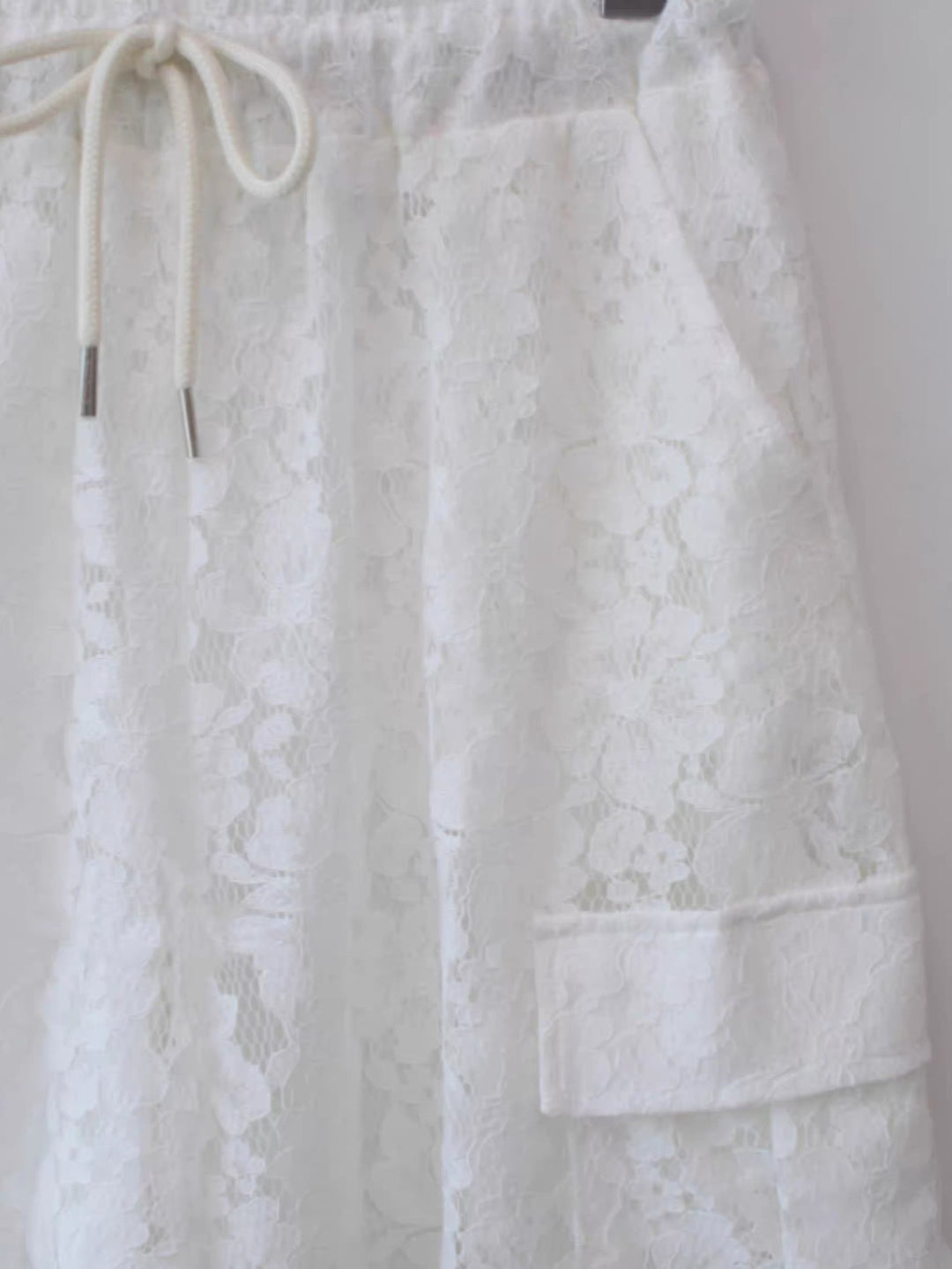 シアーレースカーゴバミューダパンツ