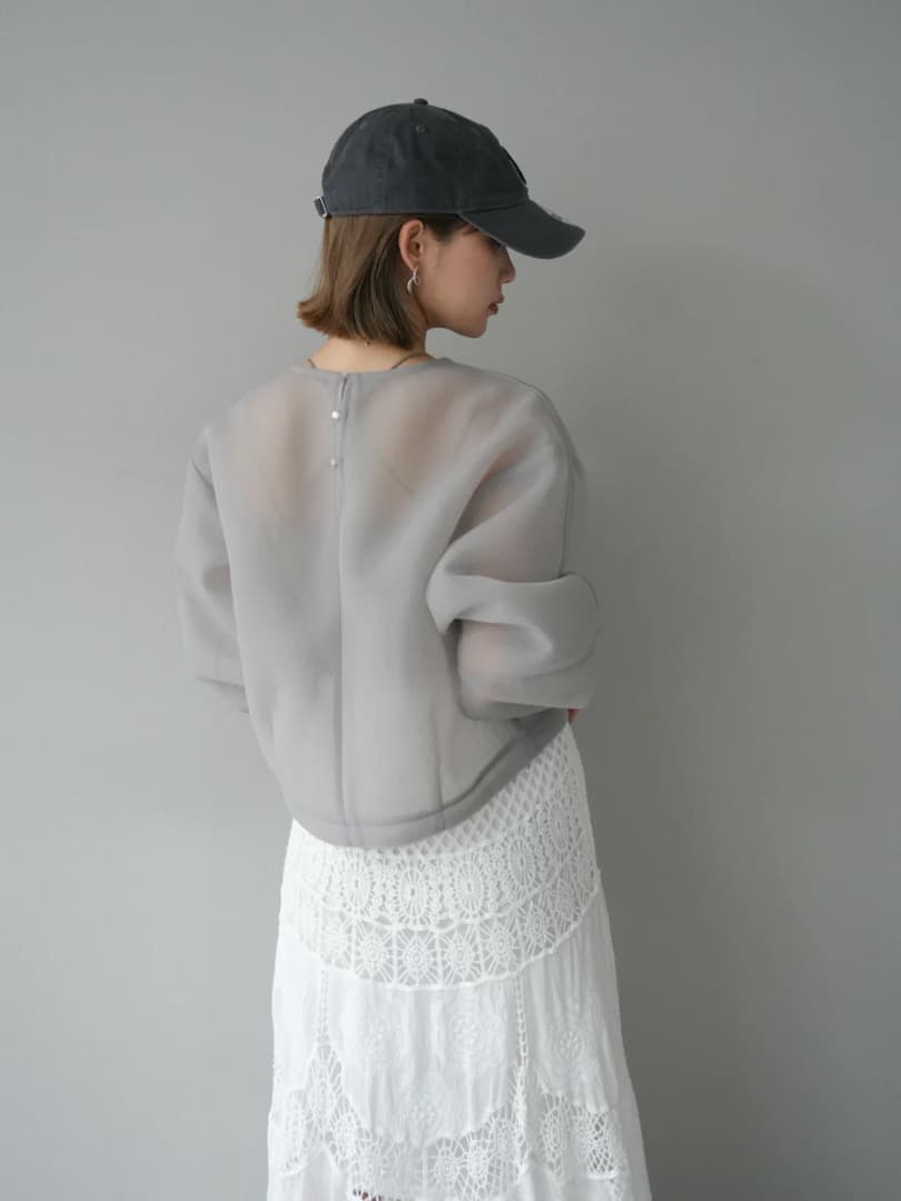 【 Select 】シアーダンボールコクーンプルオーバー