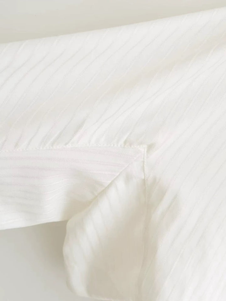 レイヤー風シャツボディースーツ