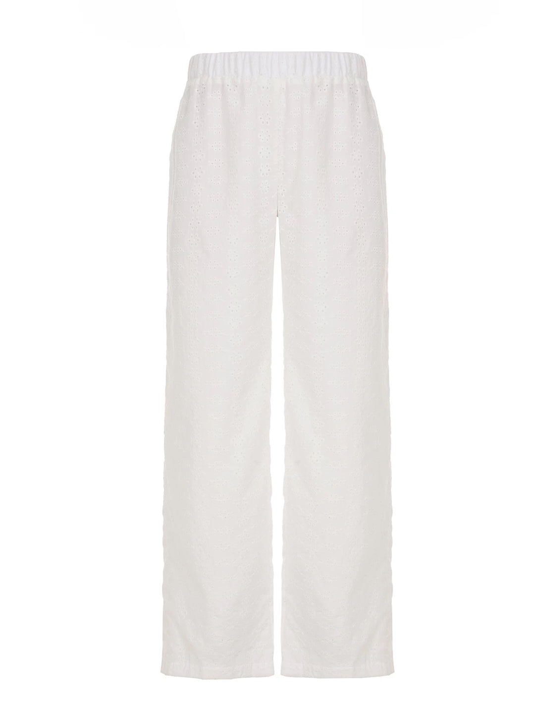 カットワークレースイージーパンツ