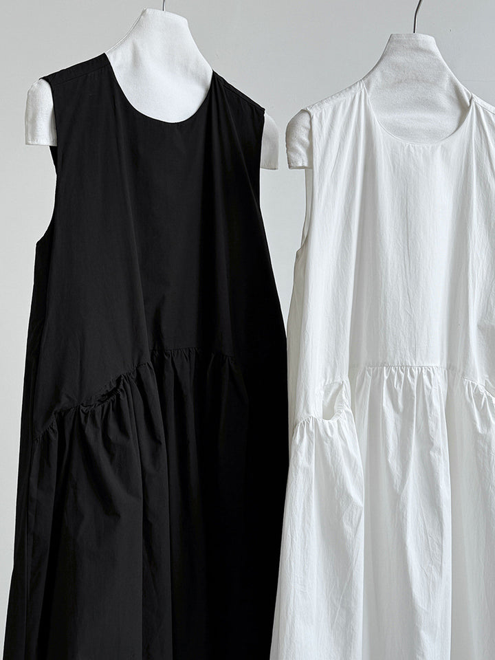 バルーンシルエットポケットワンピース