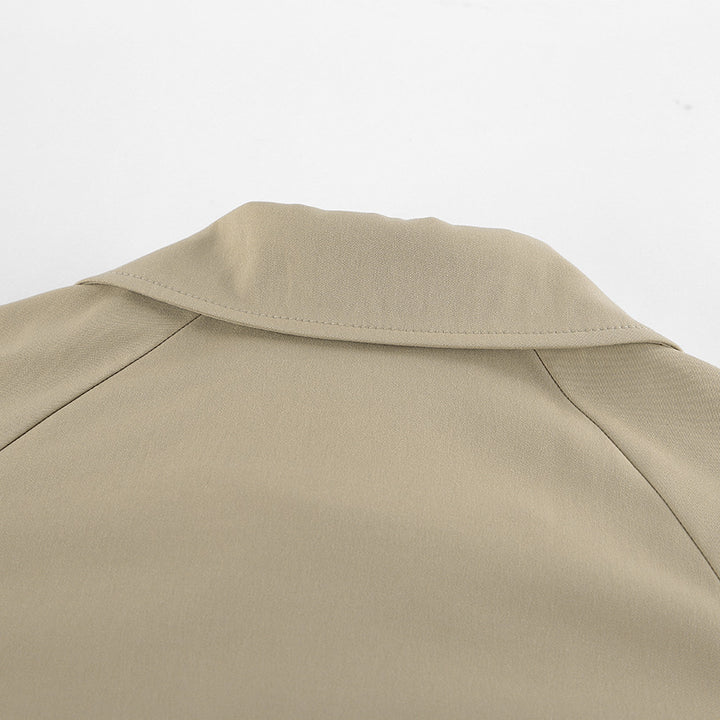 ハーフレングストレンチコート