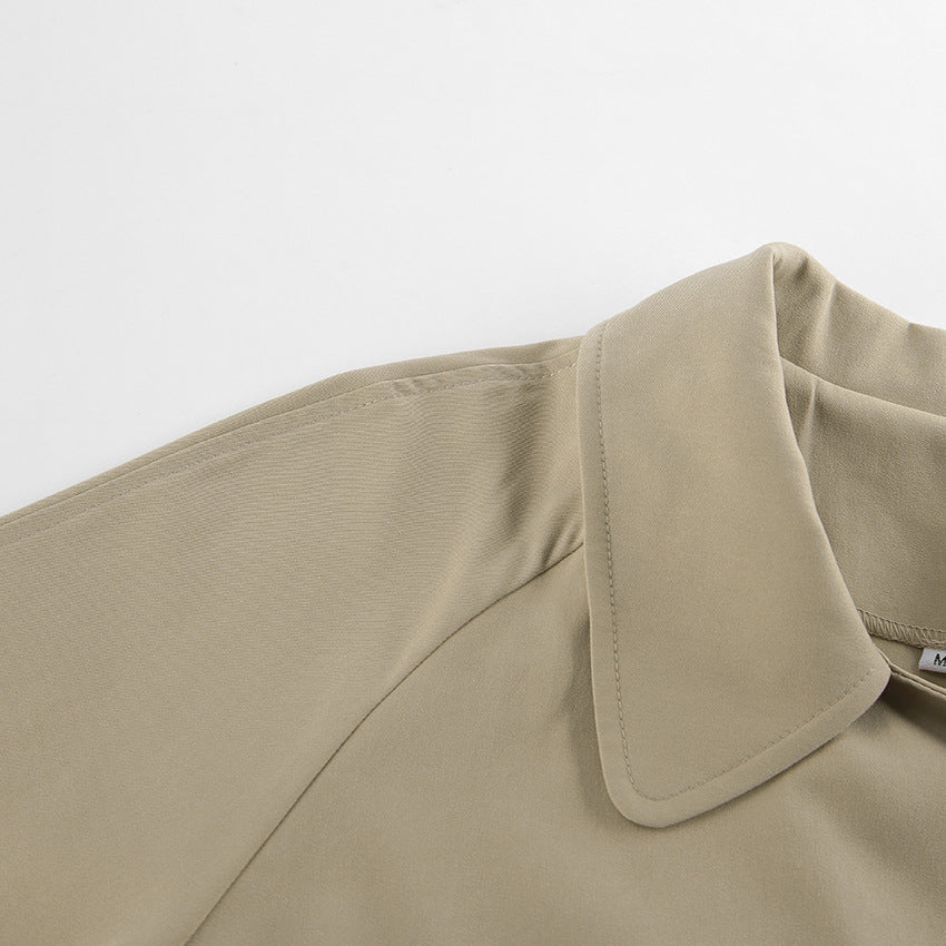 ハーフレングストレンチコート