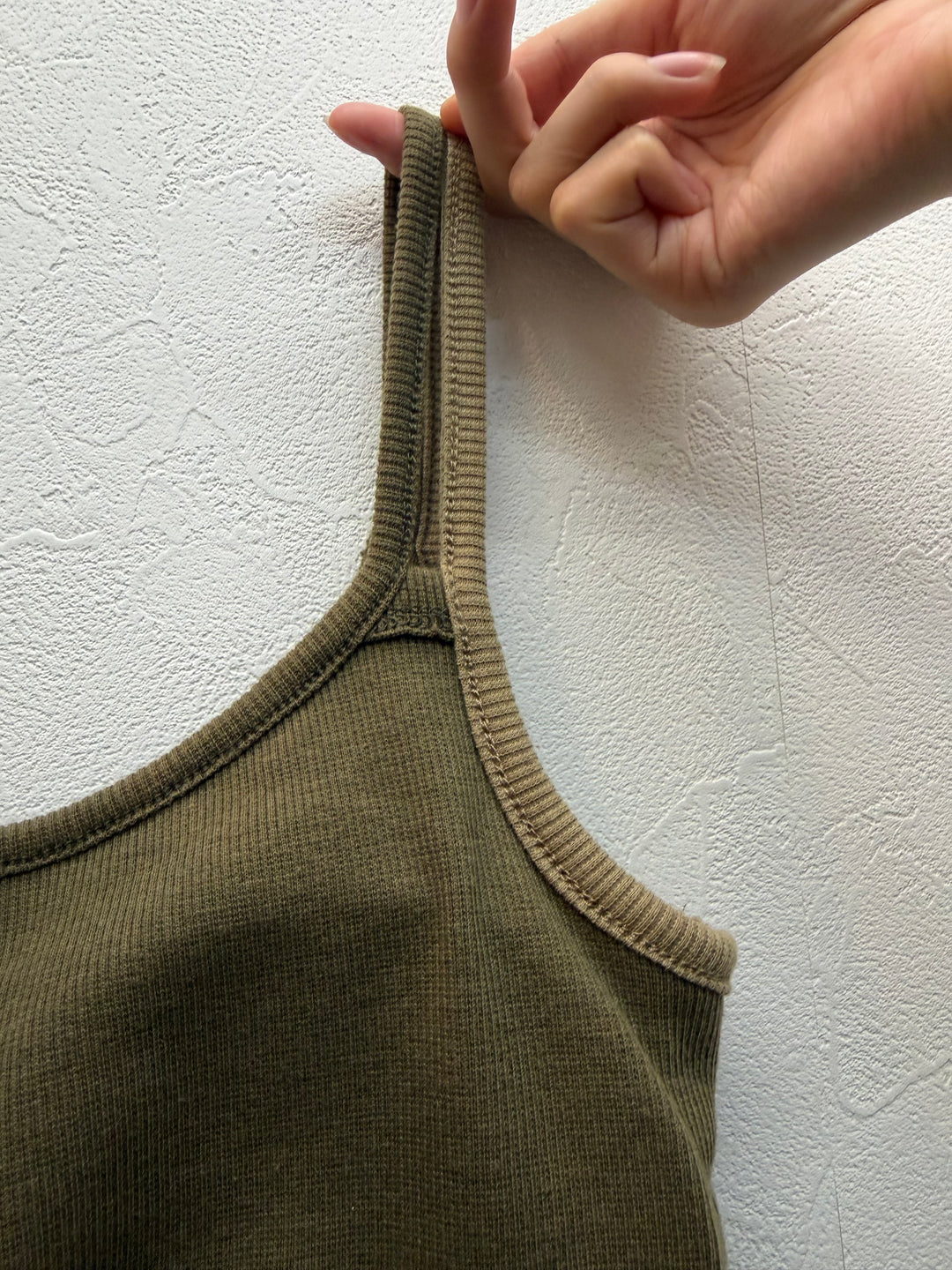 【 Select 】レイヤード風カップ付きリブキャミ