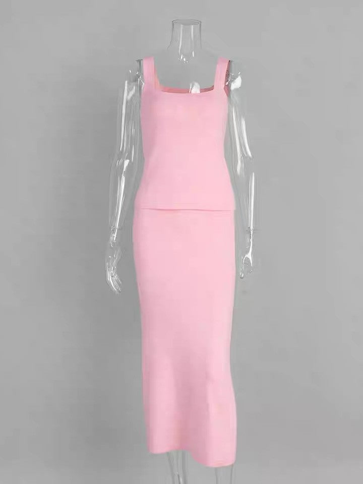 ニットカーディガン3点セットアンサンブル