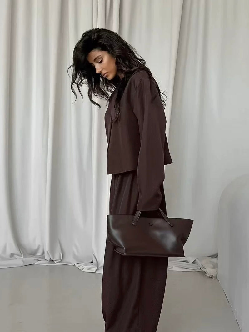 タック入りバルーンパンツジャケットセット