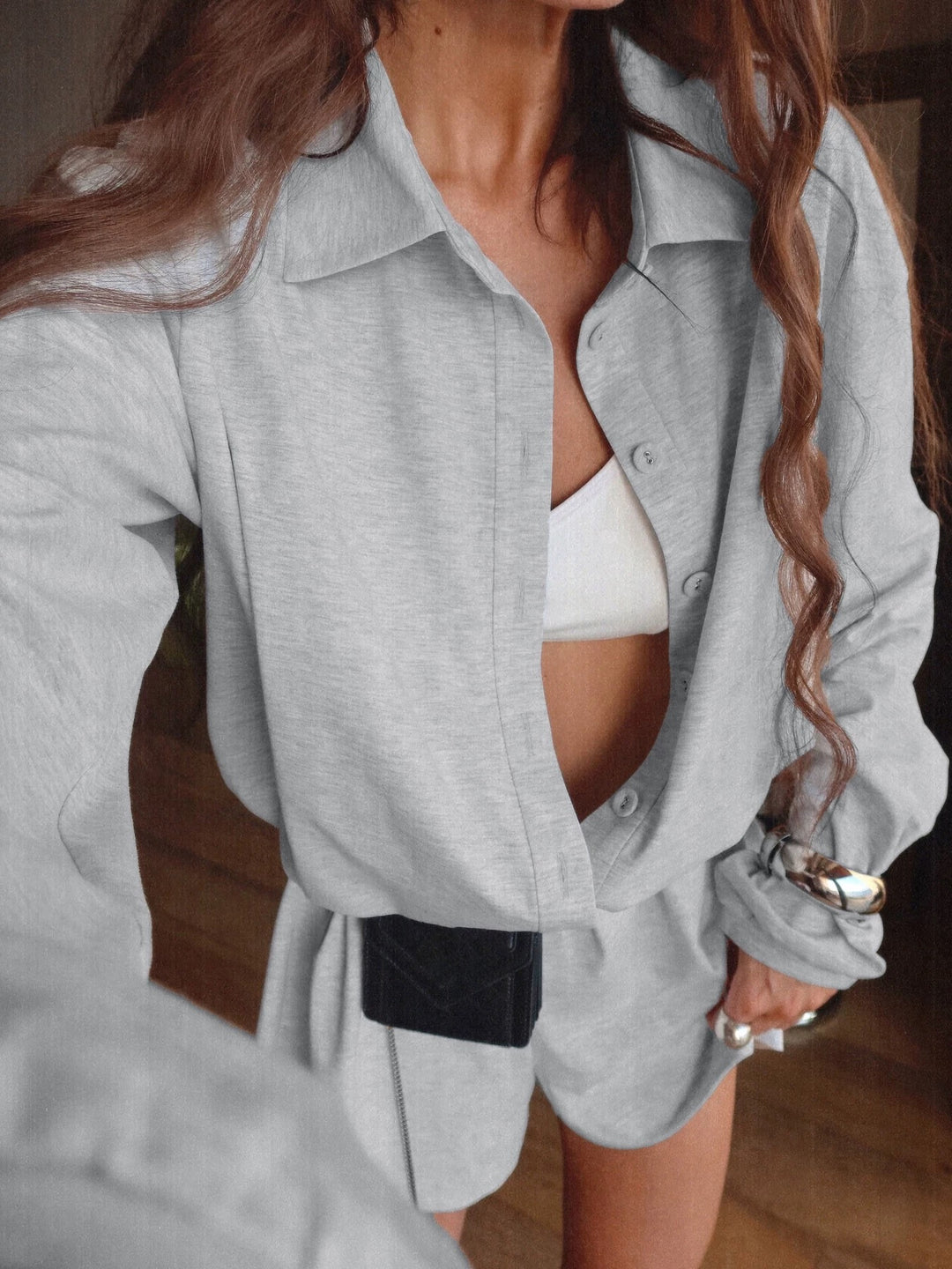 ソフトジャージーPoloジャンプスーツ