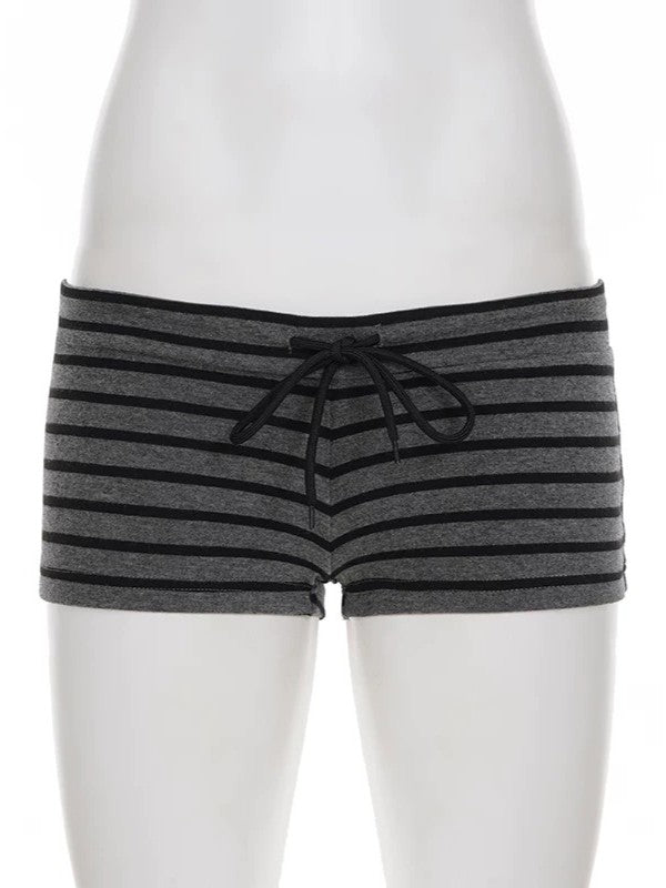 ボーダーローライズショートパンツ