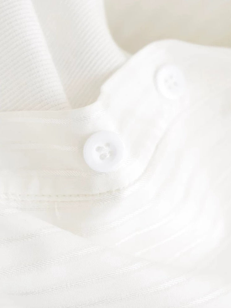 レイヤー風シャツボディースーツ