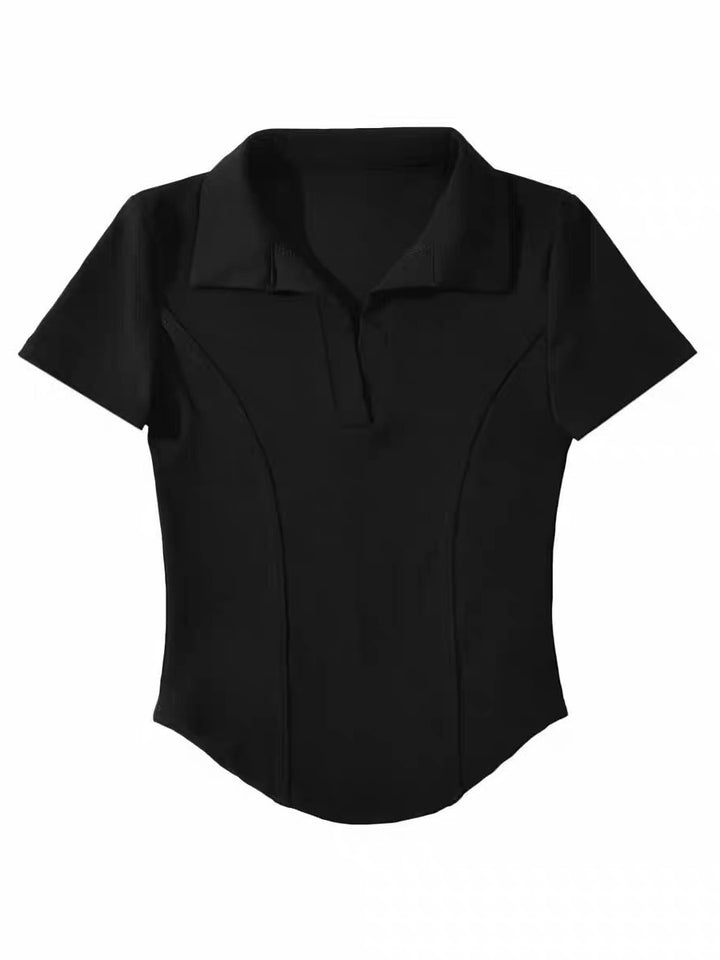 【 Select 】切り替えフィットPoloシャツ