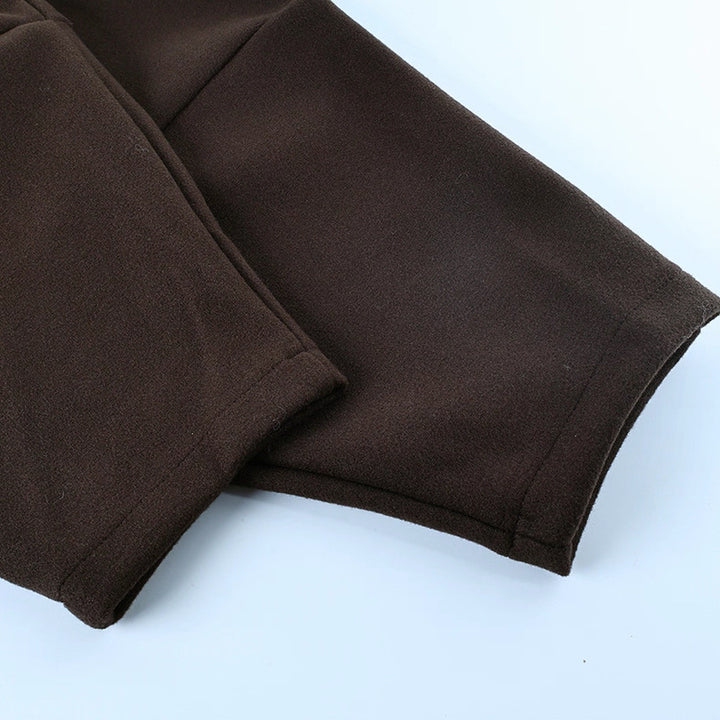 シェルベルト付きノーカラージャケット