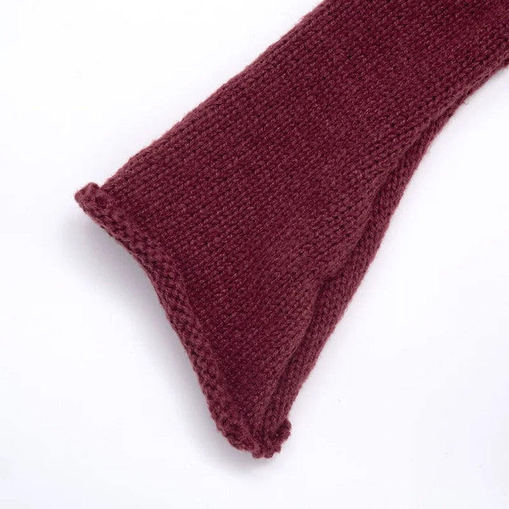 ベルスリーブオフショルニット