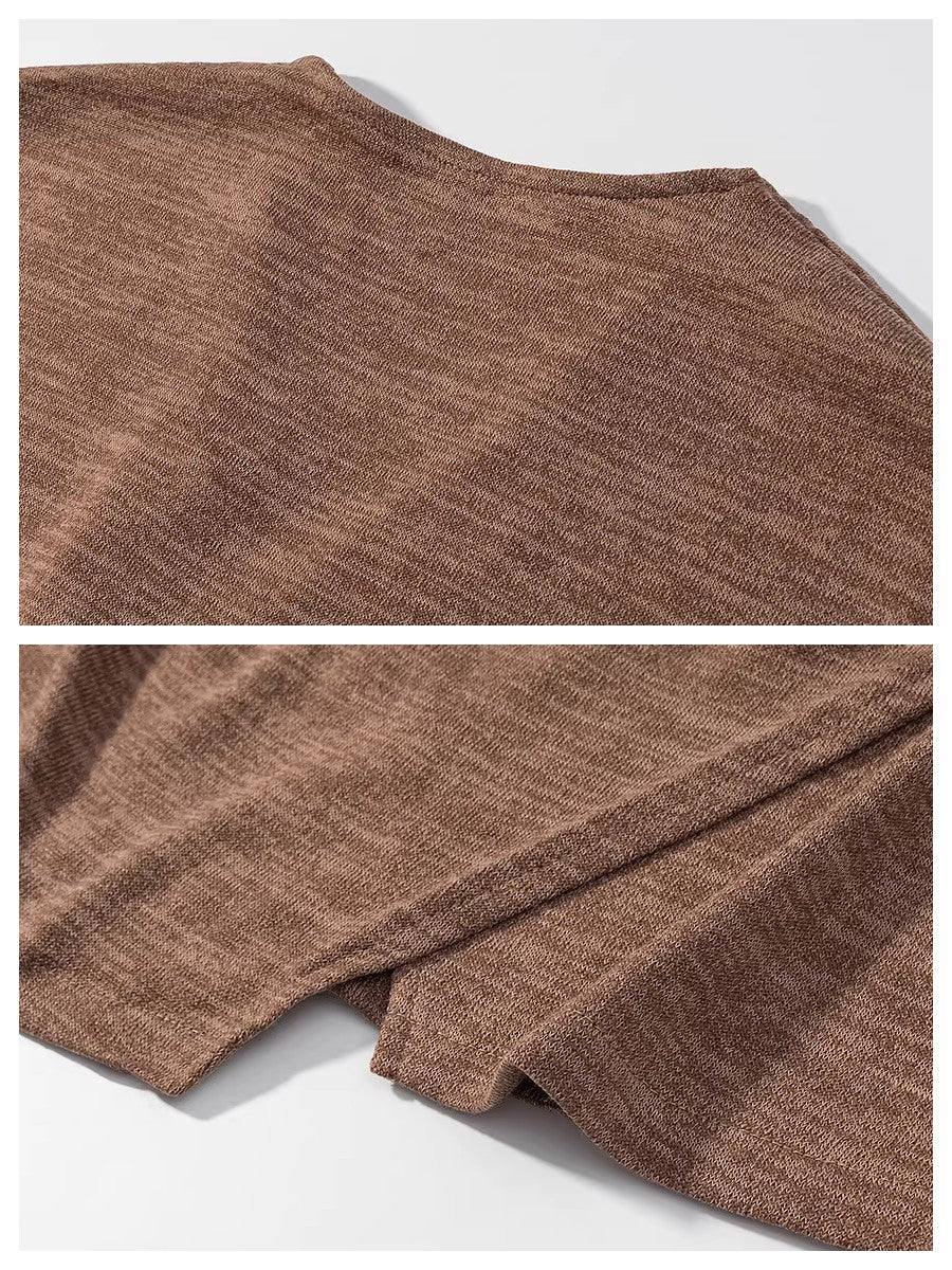 カシュクールベストワイドパンツ セットアップ