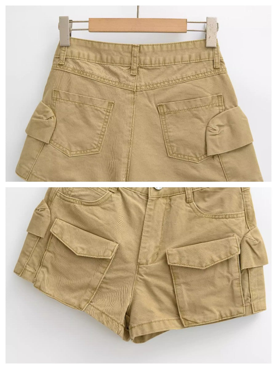 コットンカーゴショートパンツ