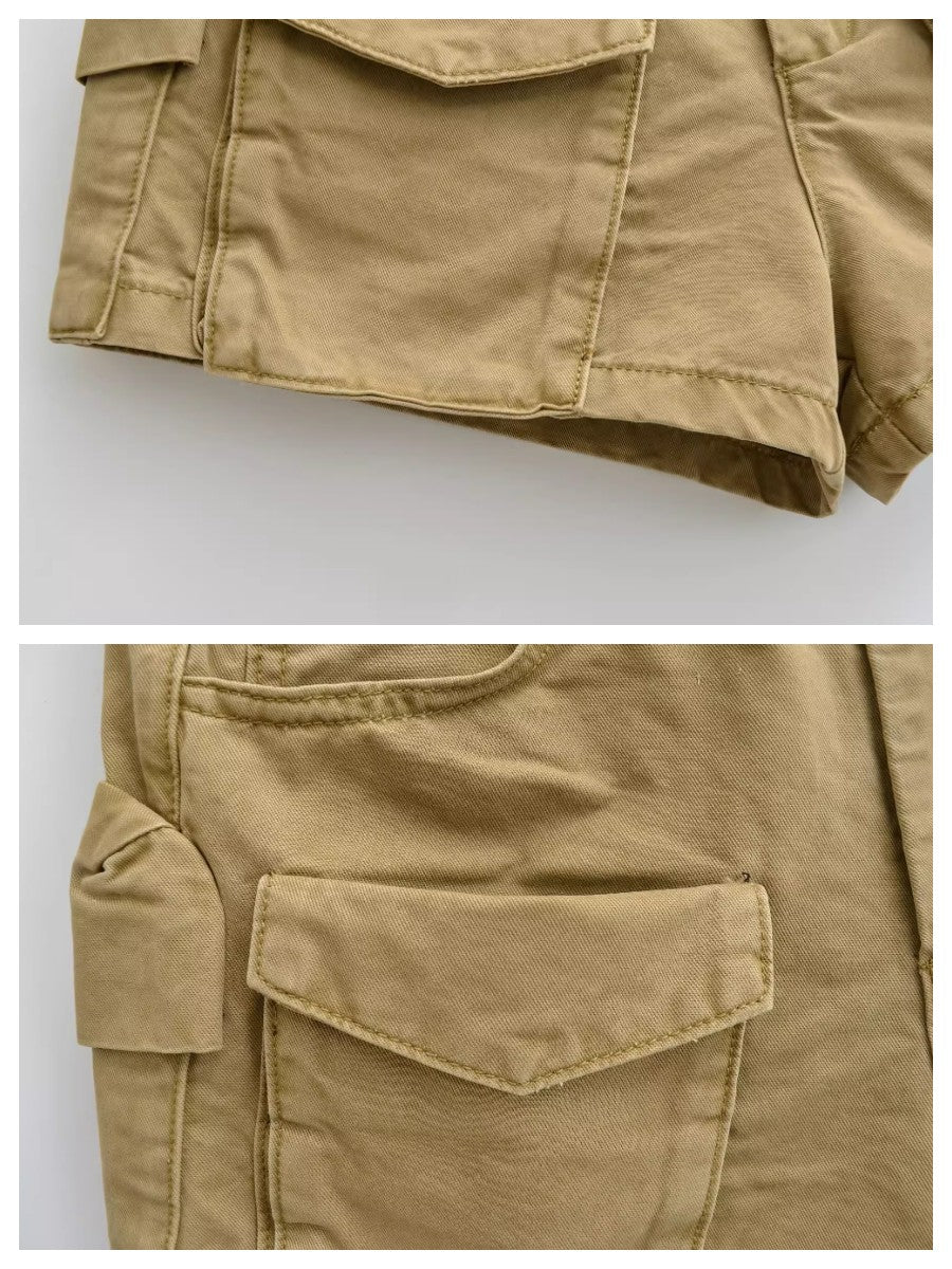 コットンカーゴショートパンツ