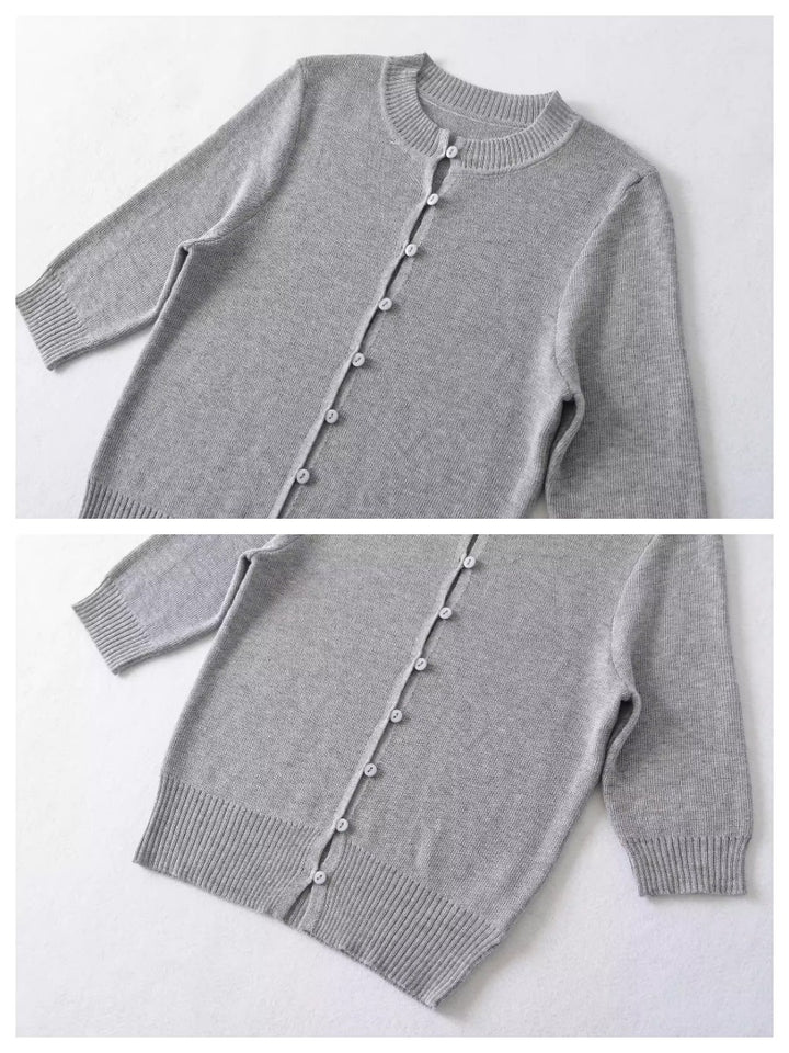 ハーフスリーブニットカーディガン