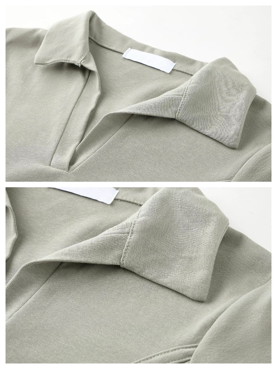 【 Select 】切り替えフィットPoloシャツ