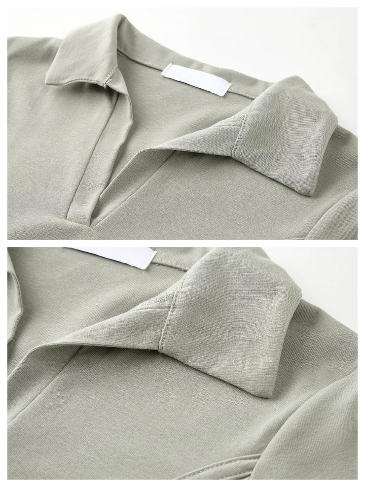 【 Select 】切り替えフィットPoloシャツ