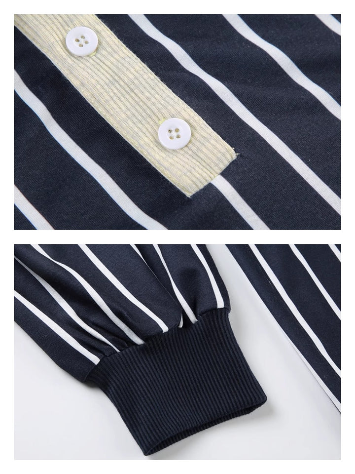 ストライプPoloプルオーバー