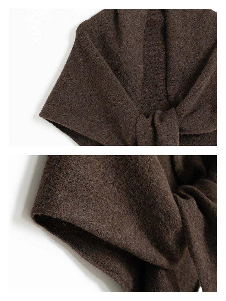 2wayニットケープ