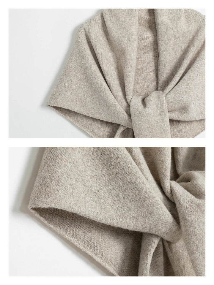 2wayニットケープ