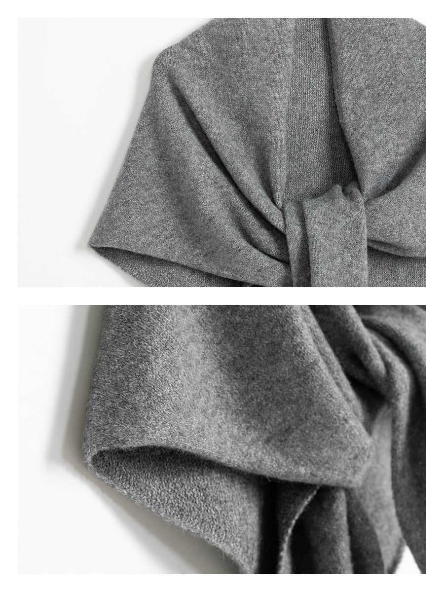 2wayニットケープ