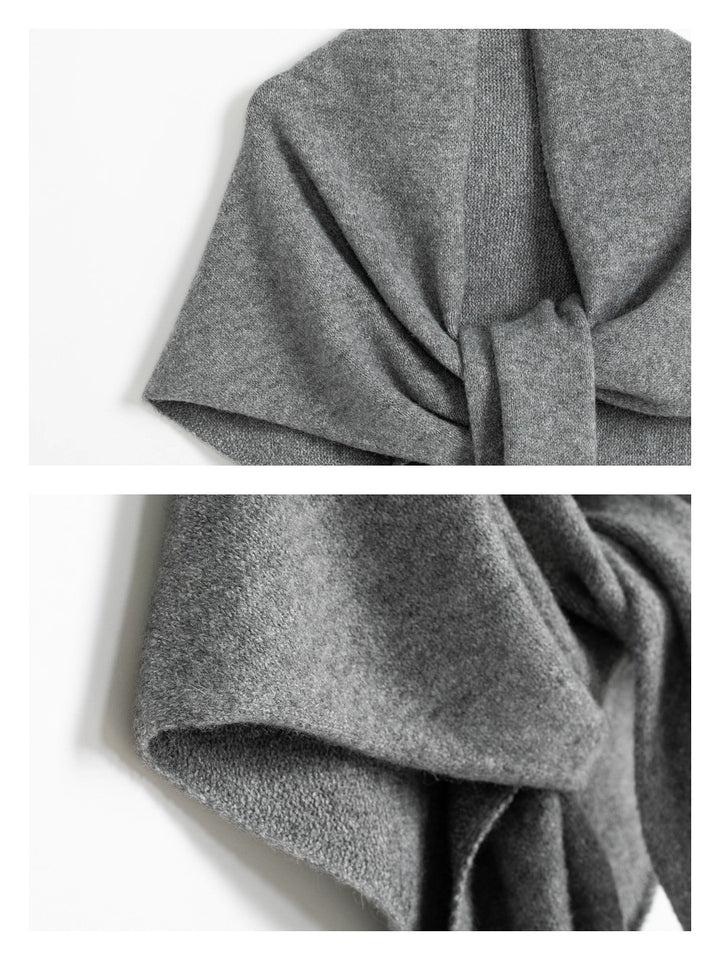 2wayニットケープ