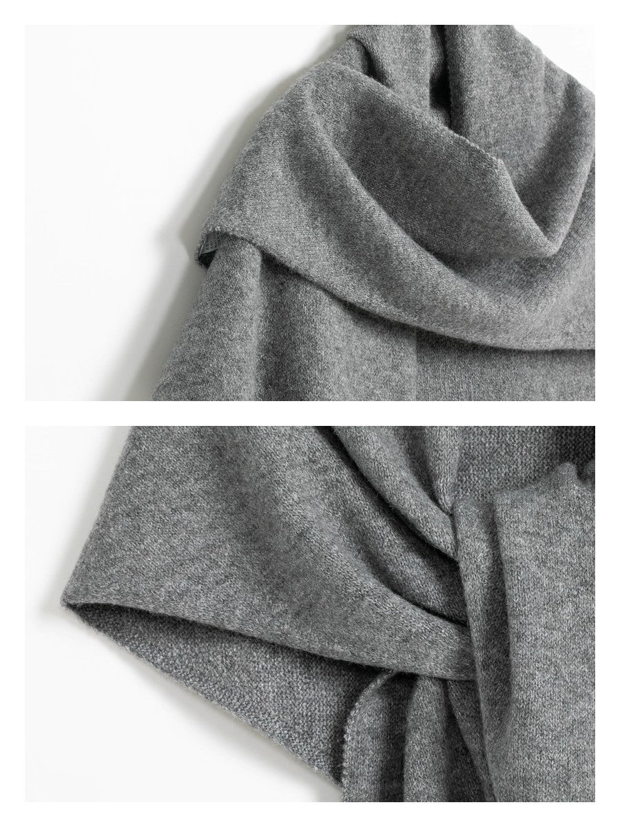 2wayニットケープ