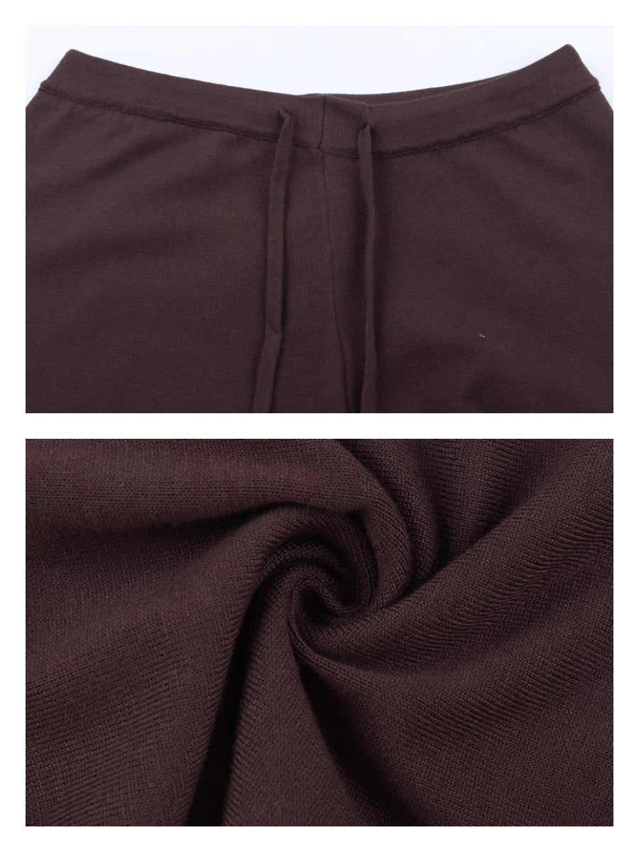 2ピース ラップニットセットアップ