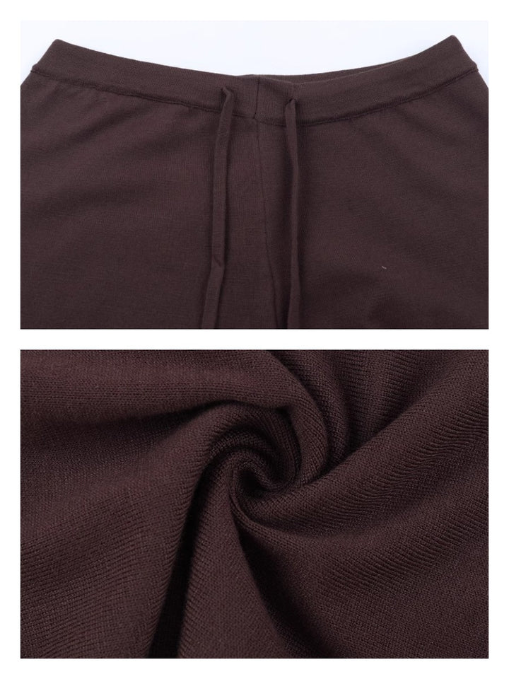 2ピース ラップニットセットアップ