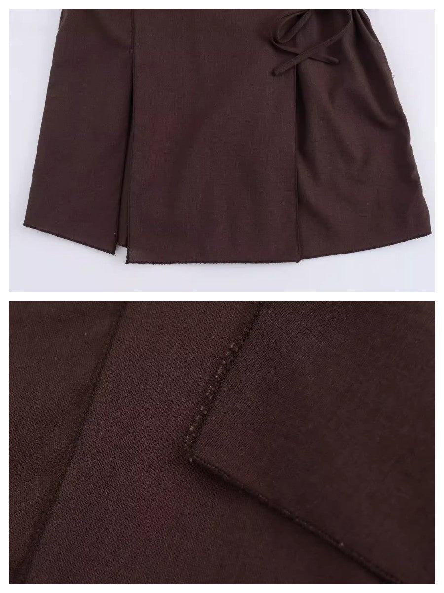 ラップデザインカーディガン