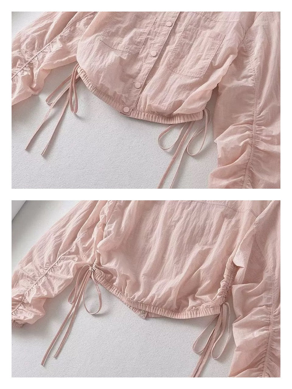 ライトウエイトシャーリングスリーブジャケット