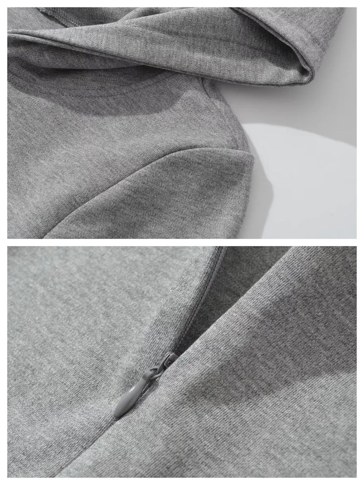 スリムフィットフーディーボディースーツ