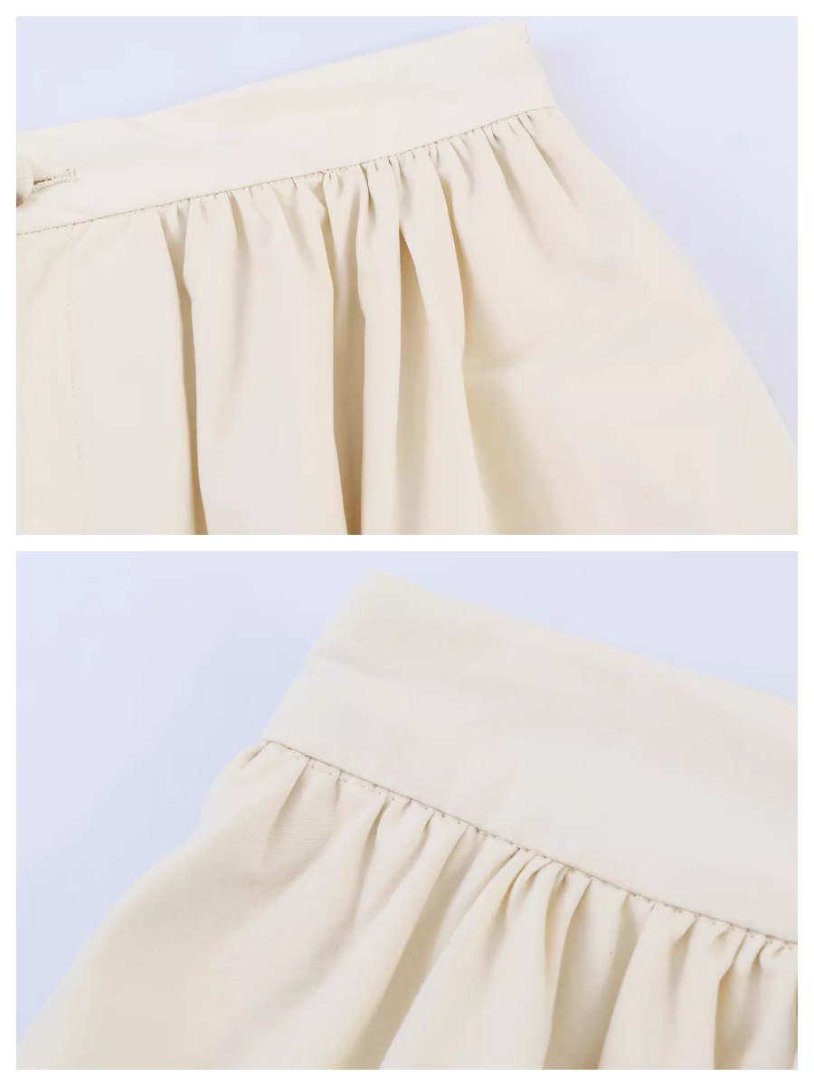 バルーンギャザーミニスカート