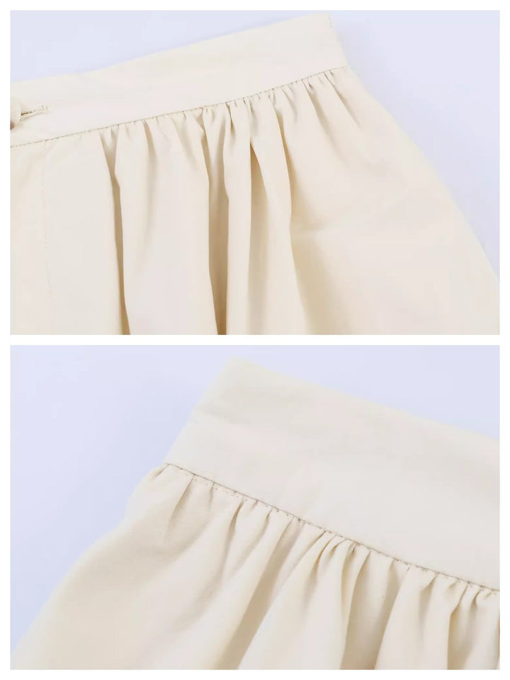 バルーンギャザーミニスカート