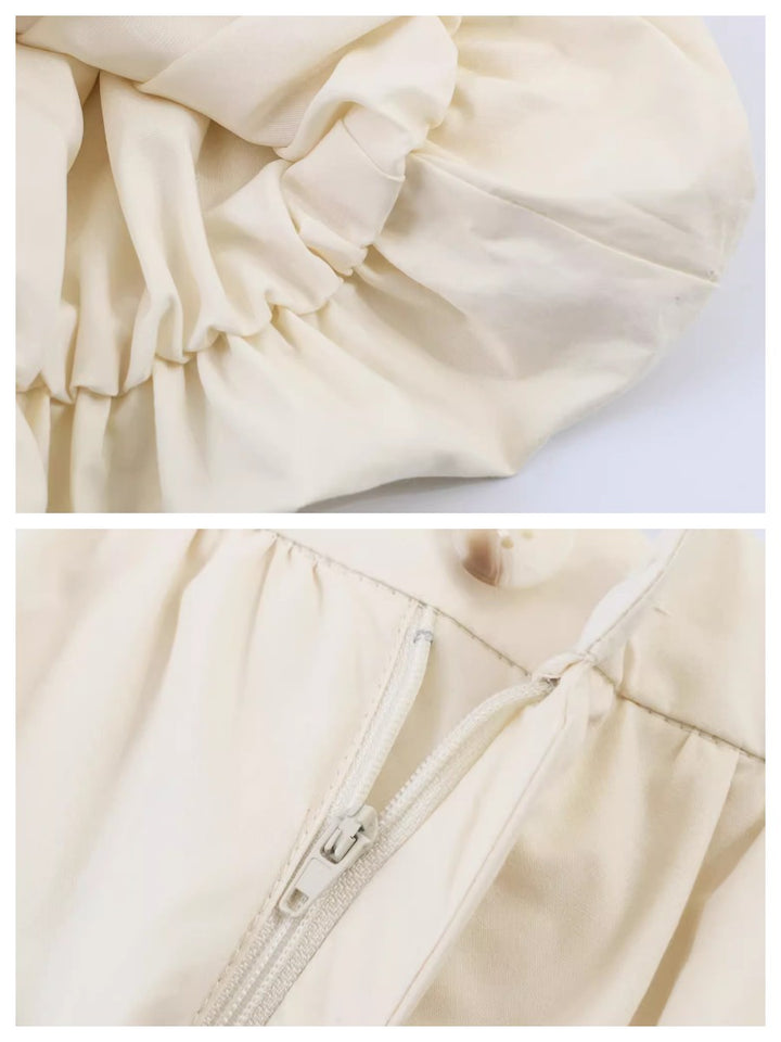 バルーンギャザーミニスカート