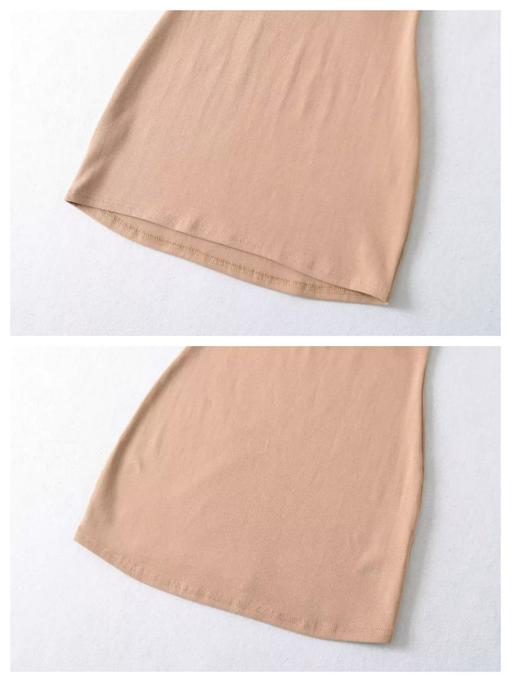 ダブルストラップチュニックタンクトップ