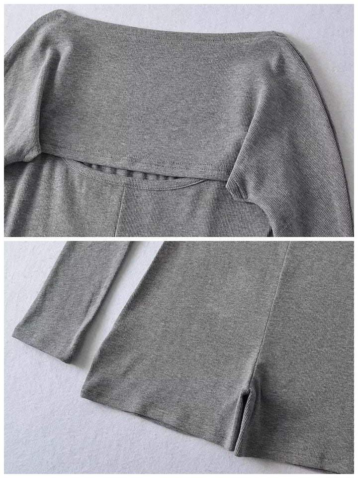 2WAYリブフィットワークアウトロンパース