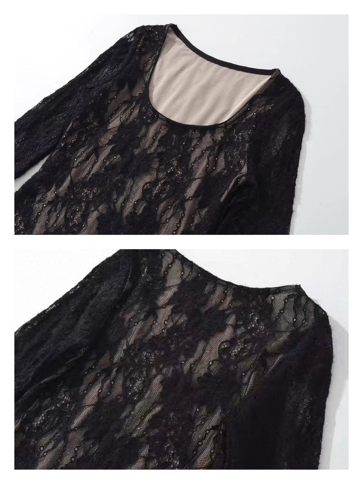 総レースボディースーツ