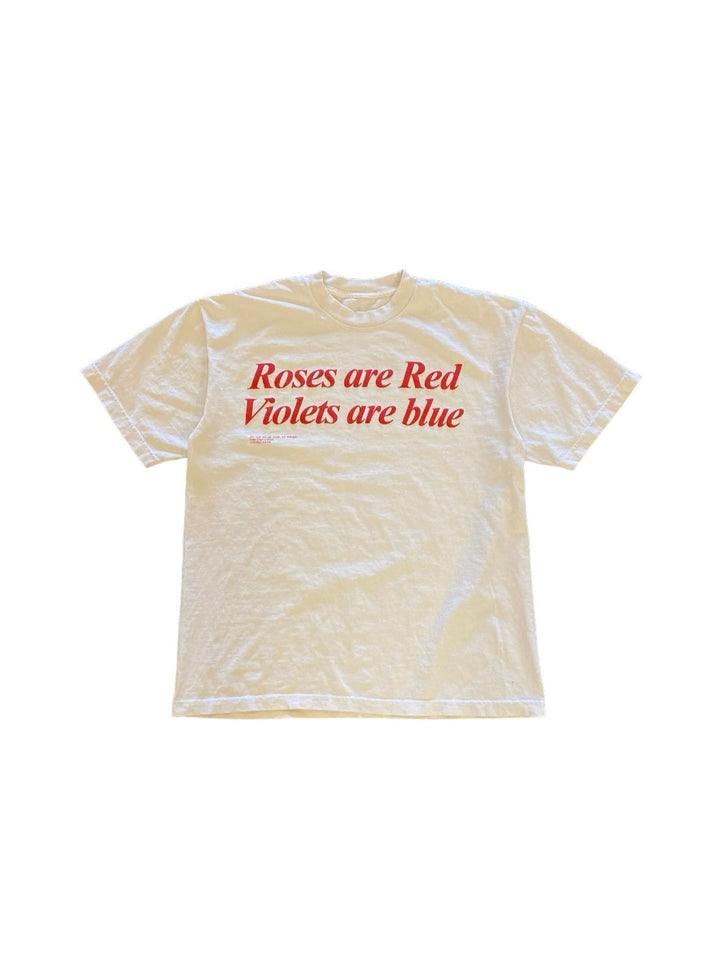 Roses Are RedプリントTシャツ