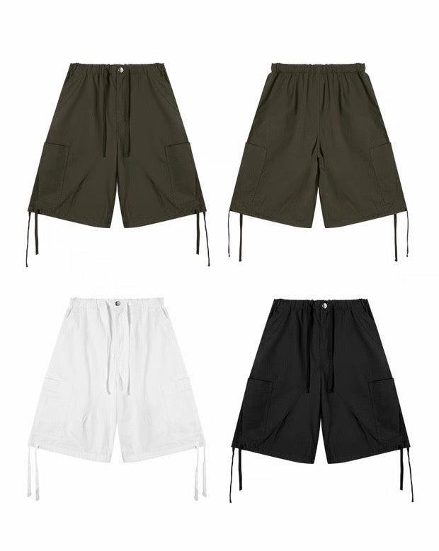 コットンカーゴバミューダパンツ