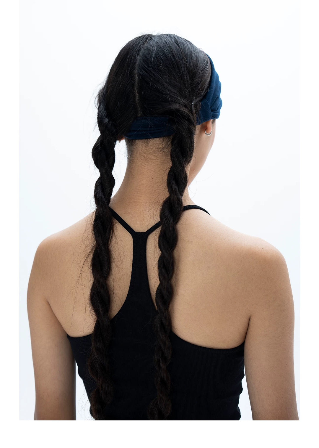 ハイビスカススタッズストレッチヘアバンド